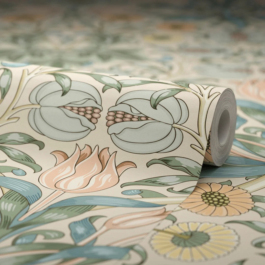 Pomegranate Grove Wallpaper in Cream