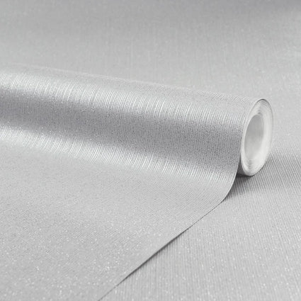 Prosecco Glitter Plain Speedyhang Wallpaper in Grey and Silver