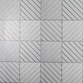 Hotel Tile Wallpaper in Grey