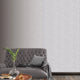 Parquet Geo Wallpaper in Silver