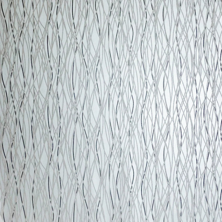 Twist Wallpaper in Silver