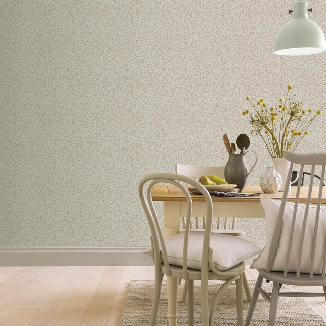 Catkin Wallpaper in Sage Green