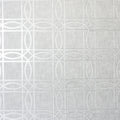 Foil Geo Wallpaper in Silver