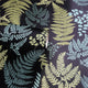Botanical Fern Wallpaper in Charcoal and Green