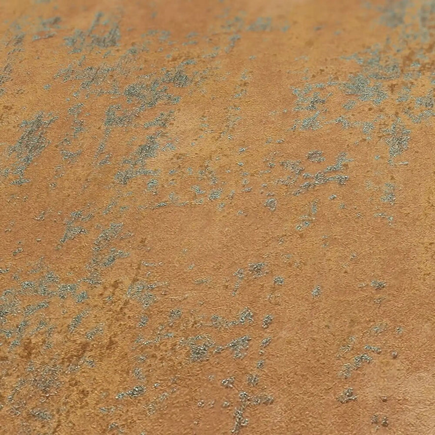 Sample of Weathered Metal Wallpaper in Rust – I Love Wallpaper