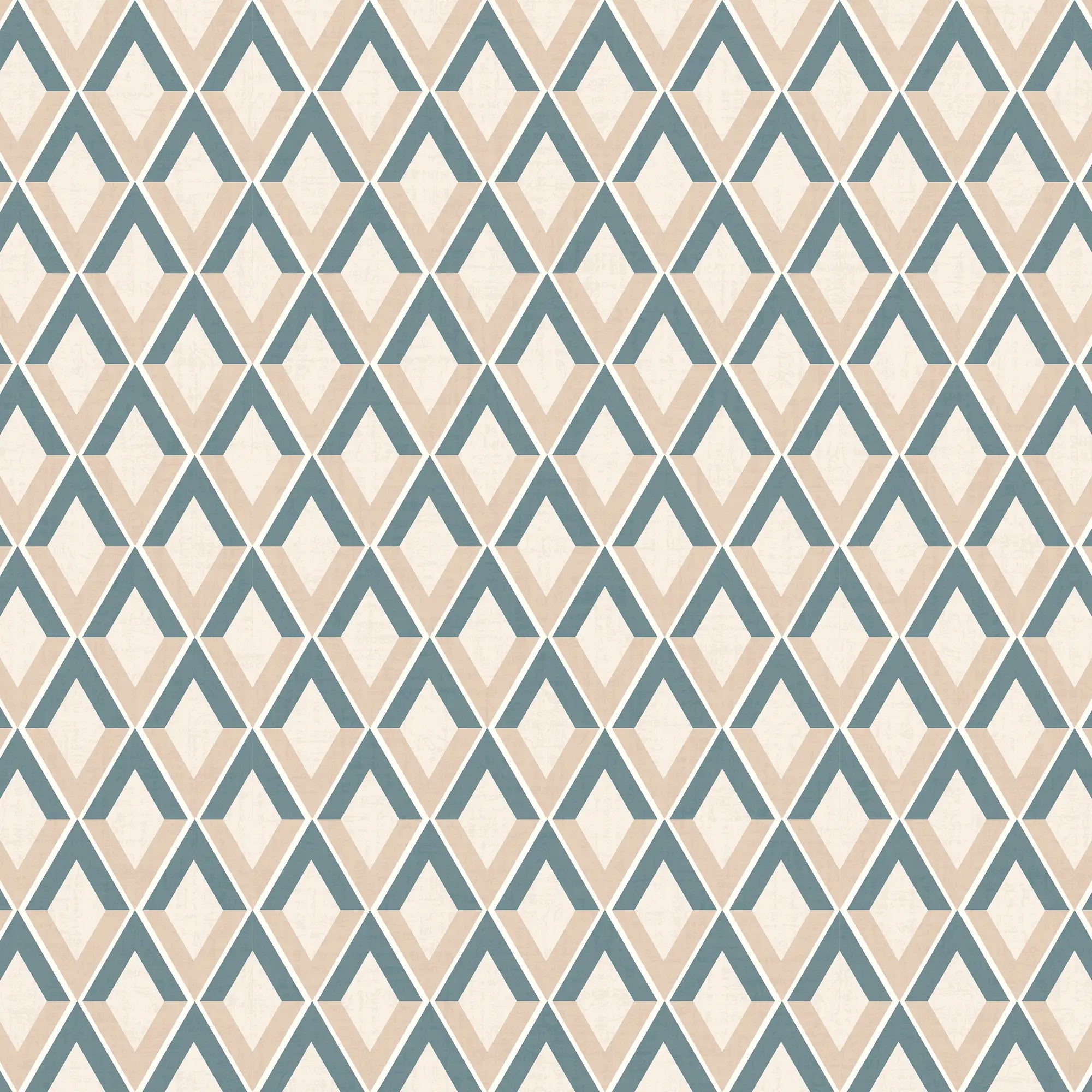 Abstract Chevrons Wallpaper in Cool Tones