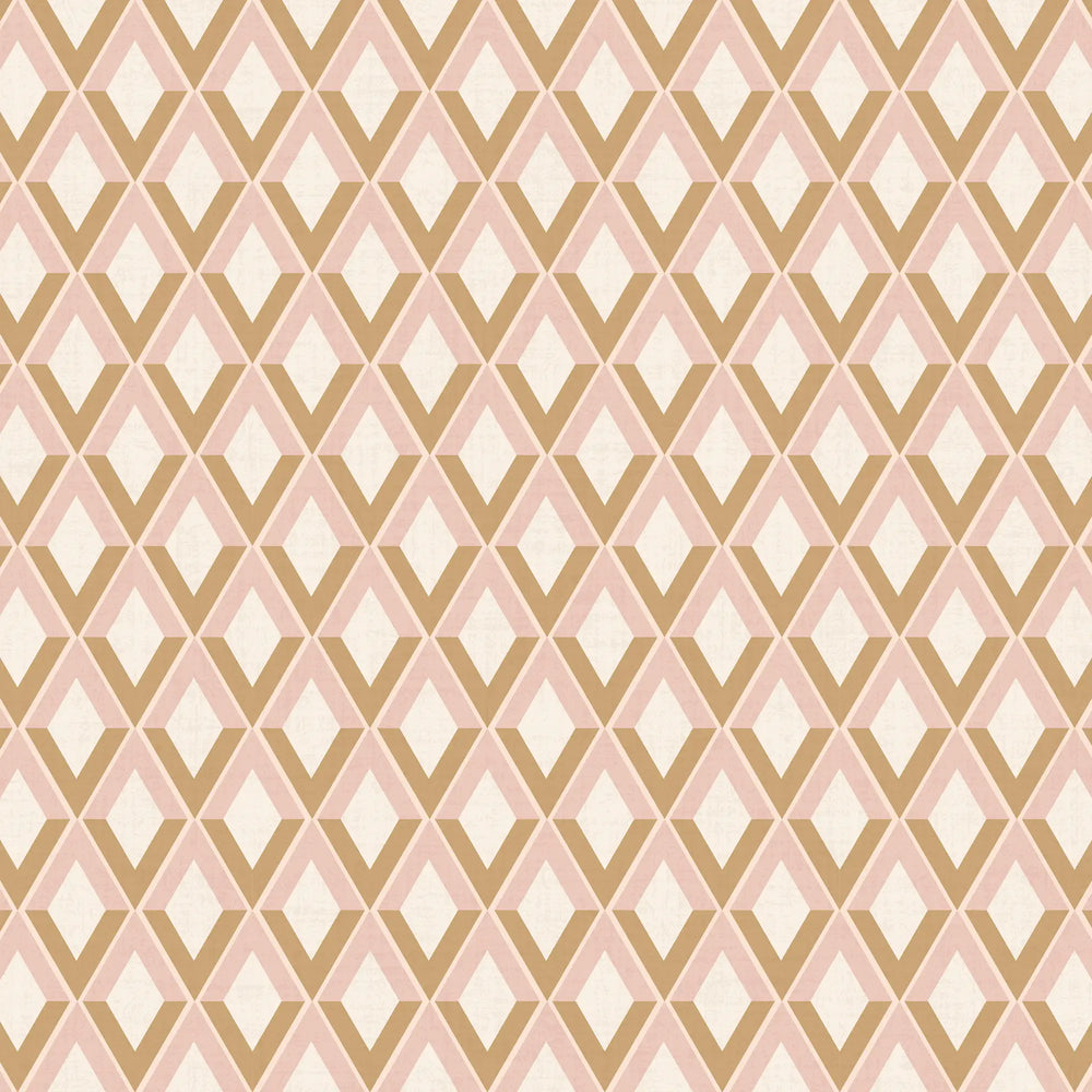 Abstract Chevrons Wallpaper in Warm Tones