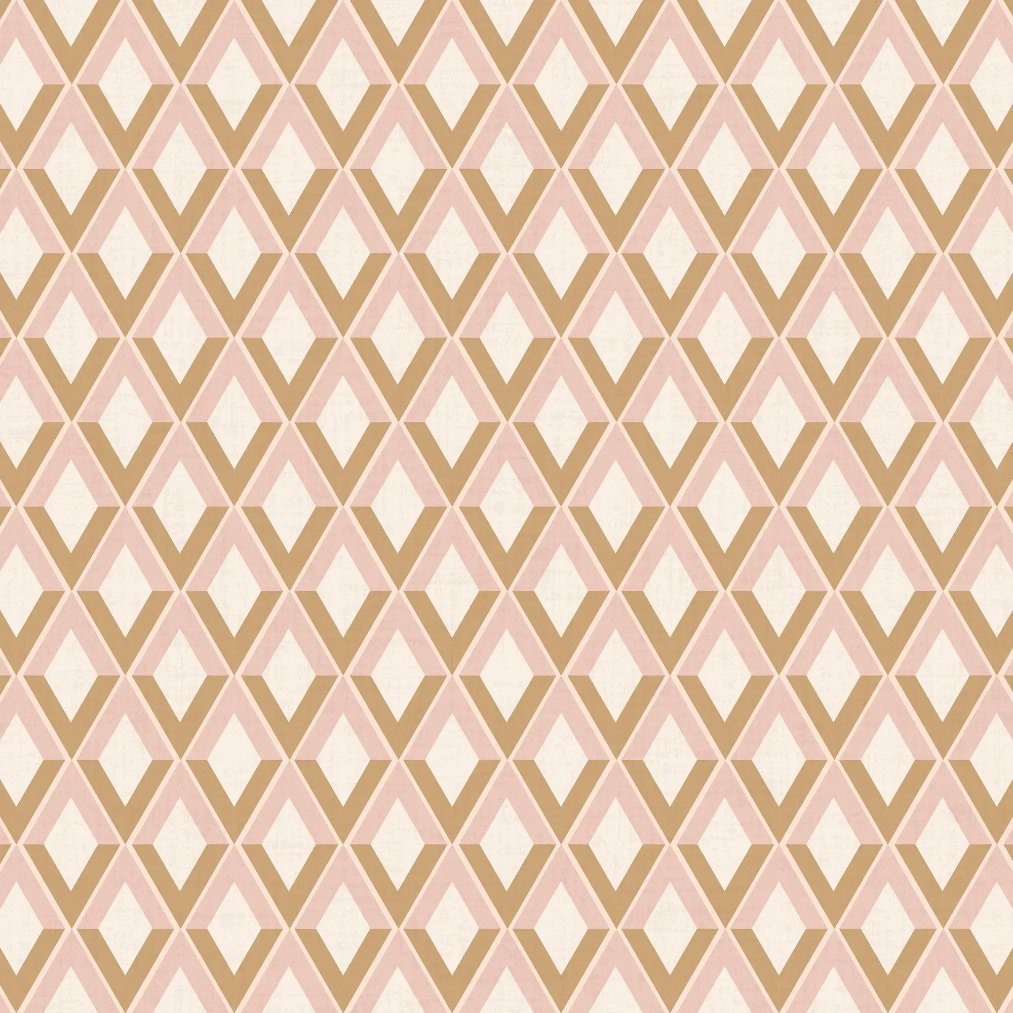 Abstract Chevrons Wallpaper in Warm Tones