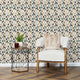Abstract Circles Wallpaper in Cool Tones