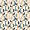 Abstract Circles Wallpaper in Cool Tones
