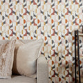Abstract Circles Wallpaper in Warm Tones
