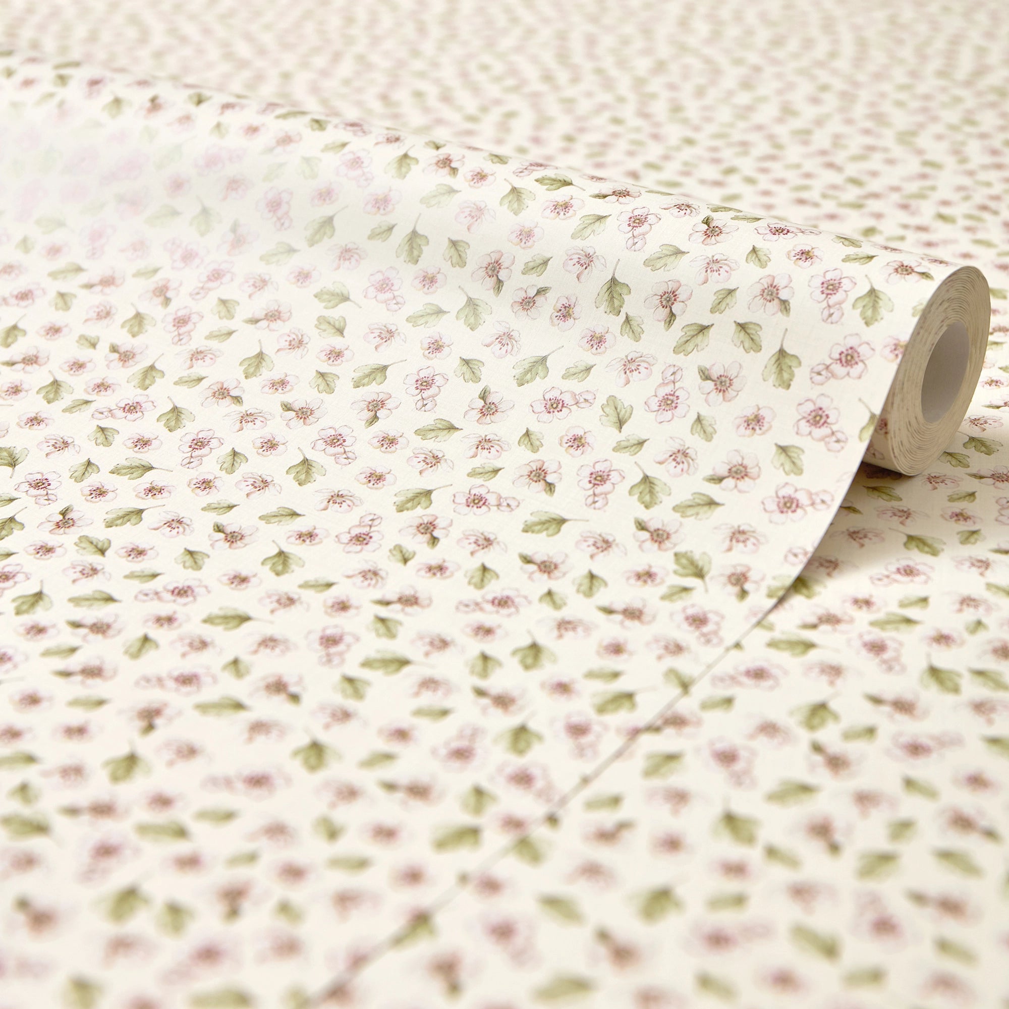 Apple Blossom Wallpaper in Cream