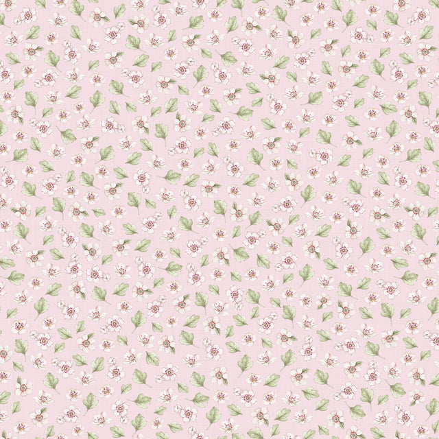 Apple Blossom Wallpaper in Soft Pink