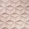 Architectural Concrete Wallpaper in Blush and Gold
