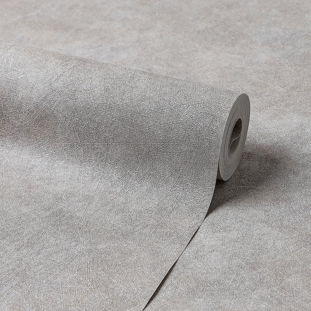 Arctic Grain Wallpaper in Light Grey