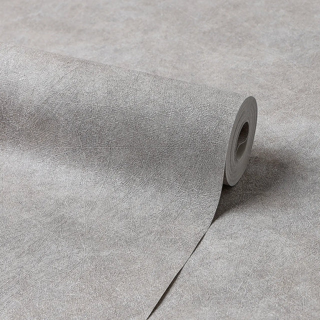 Arctic Grain Wallpaper in Light Grey