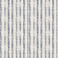 Artisan Stripe Wallpaper in Blue on Cream