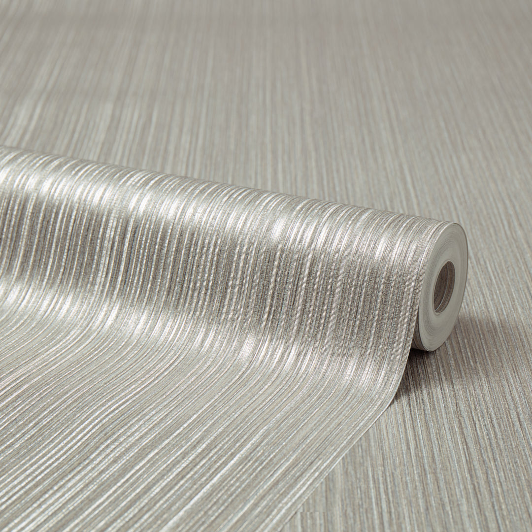Aurous Metallic Wallpaper in Cool Grey and Silver – I Love Wallpaper