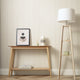 Beadboard Panel Wallpaper in Ivory Cream