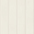 Beadboard Panel Wallpaper in Ivory Cream