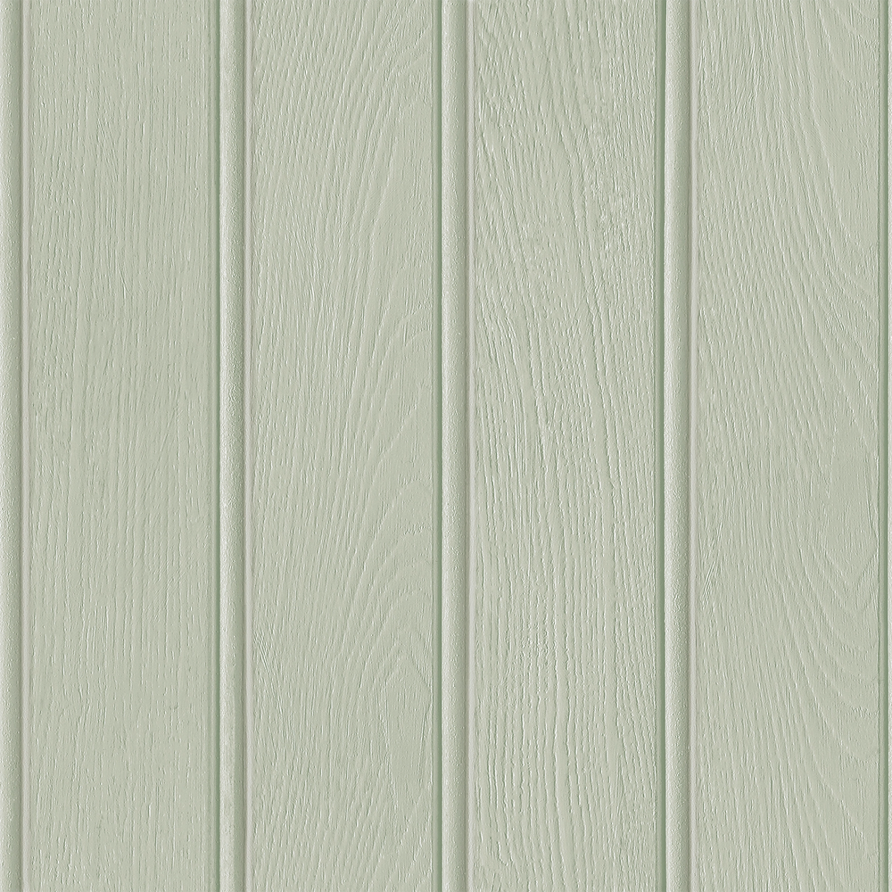Beadboard Panel Wallpaper in Sage