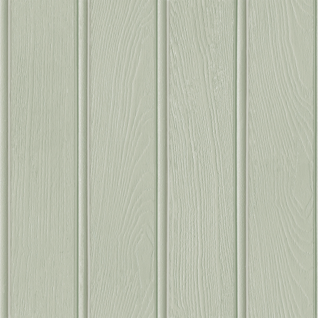 Beadboard Panel Wallpaper in Sage