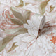 Beautiful Blooms Wallpaper in Peach White with Gold