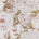 Beautiful Blooms Wallpaper in Peach White with Gold