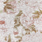 Beautiful Blooms Wallpaper in Peach White with Gold