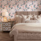 Beautiful Blooms Wallpaper in Pinks with Gold