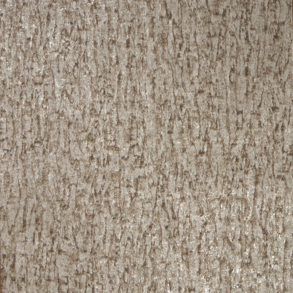 Sample of Birch Metallic Wallpaper in Warm Grey