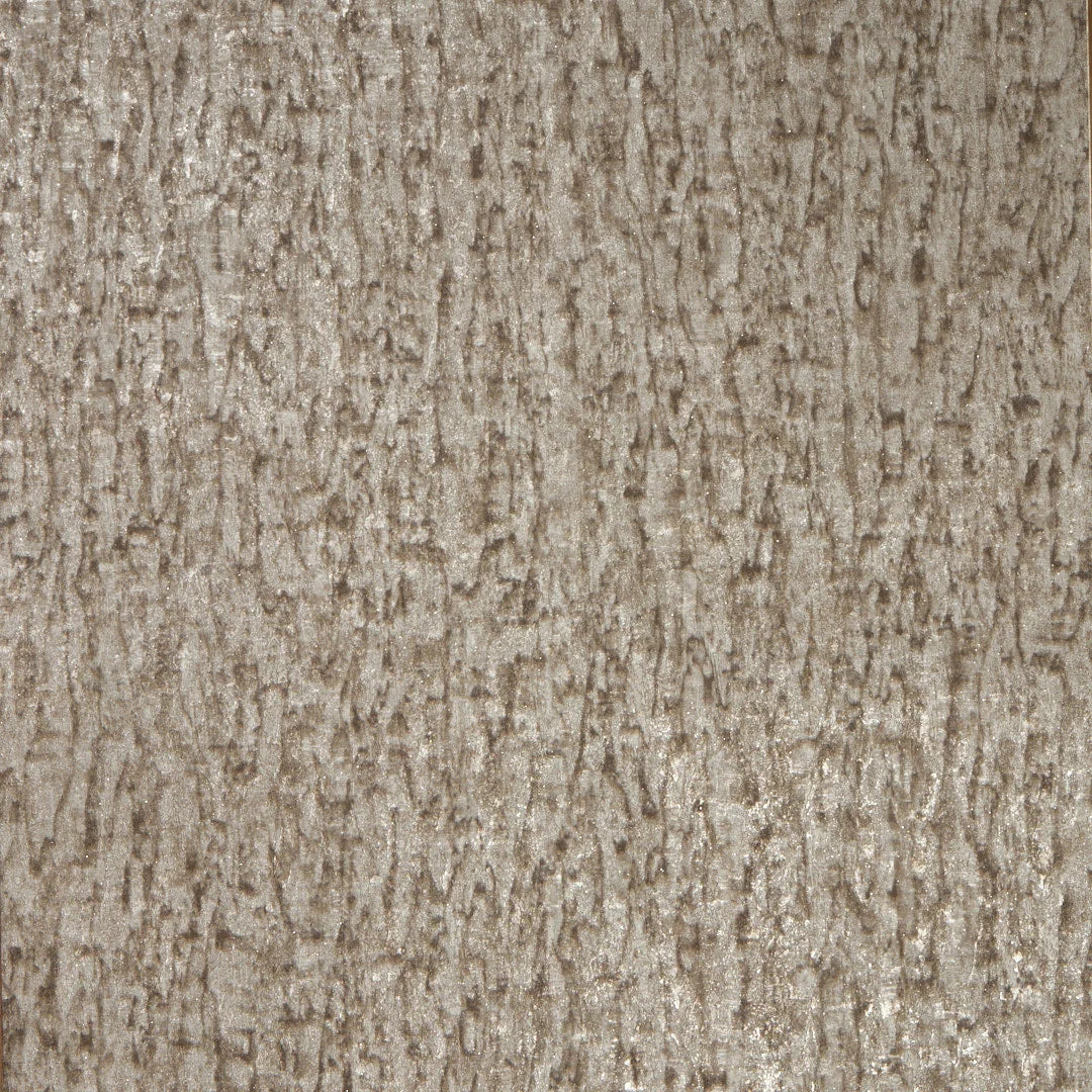 Sample of Birch Metallic Wallpaper in Warm Grey