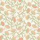 Boho Tendrils Wallpaper in Peach and Green