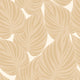 Broad Leaf Wallpaper in Caramel Latte