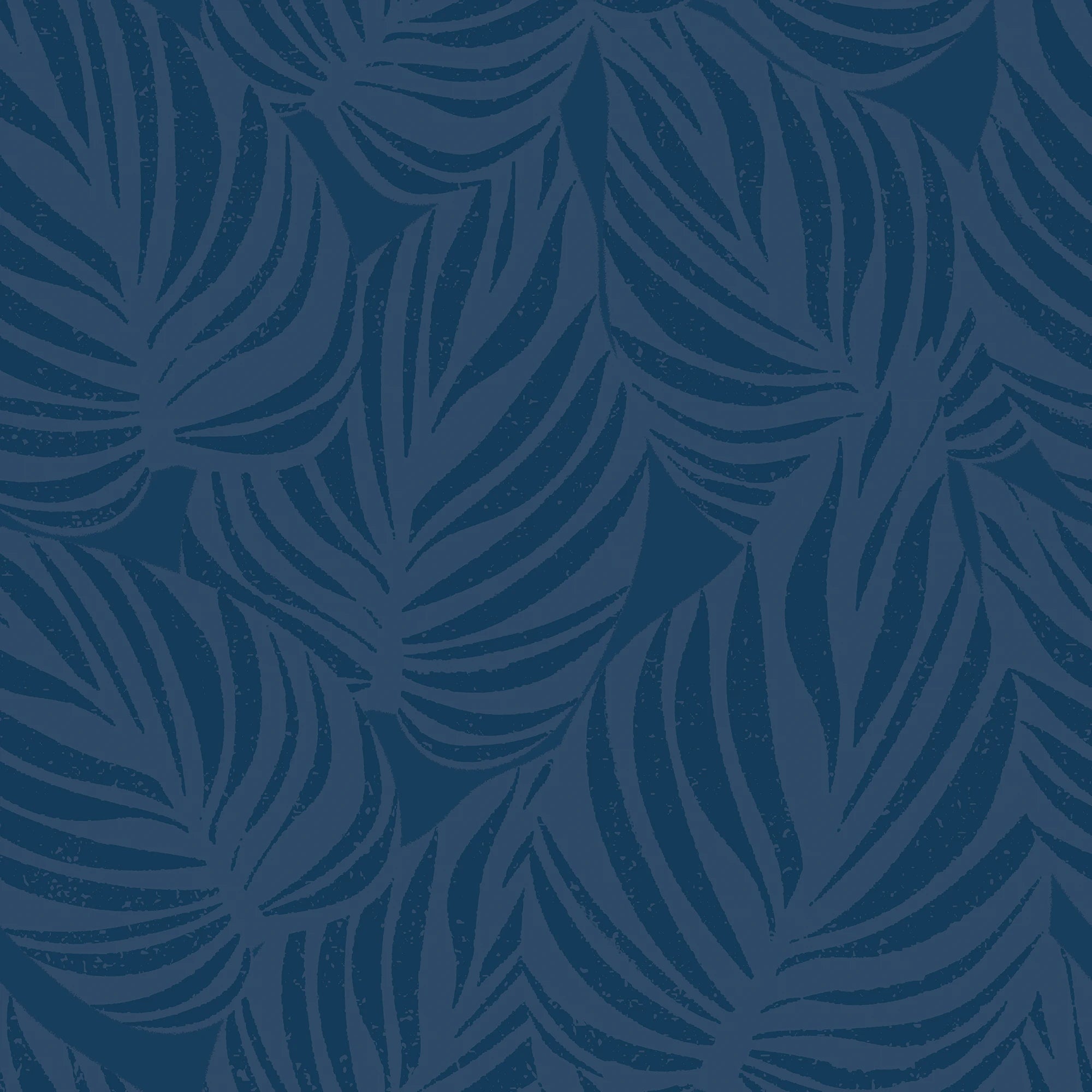 Broad Leaf Wallpaper in Sapphire