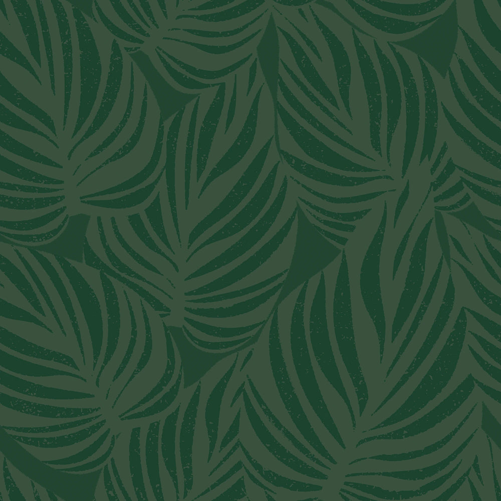 Broad Leaf Wallpaper in Jade