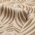 Broad Leaf Wallpaper in Mocha