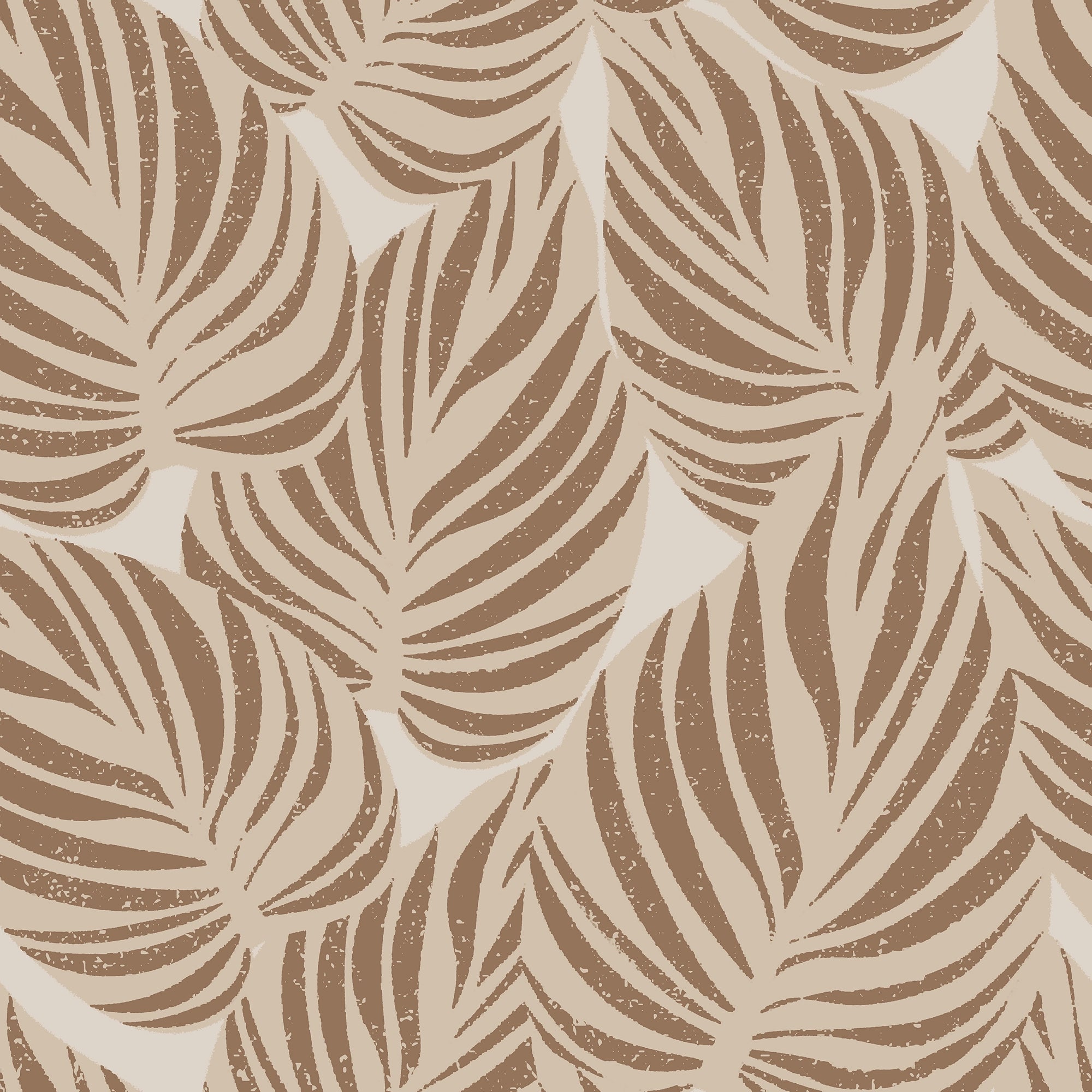 Broad Leaf Wallpaper in Mocha