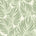 Broad Leaf Wallpaper in Pistachio on Cream
