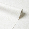 Brussels Lace Wallpaper in Cream