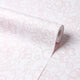 Brussels Lace Wallpaper in Pink