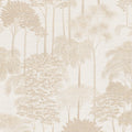 Canopy View Wallpaper in Gold on Cream