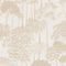 Canopy View Wallpaper in Gold on Cream