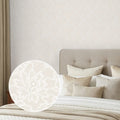 Chantilly Lace Wallpaper in Cream