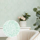 Chantilly Lace Wallpaper in Mint