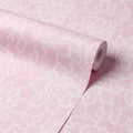 Chantilly Lace Wallpaper in Pink