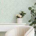 Chantilly Lace Wallpaper in Mint