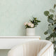 Chantilly Lace Wallpaper in Mint