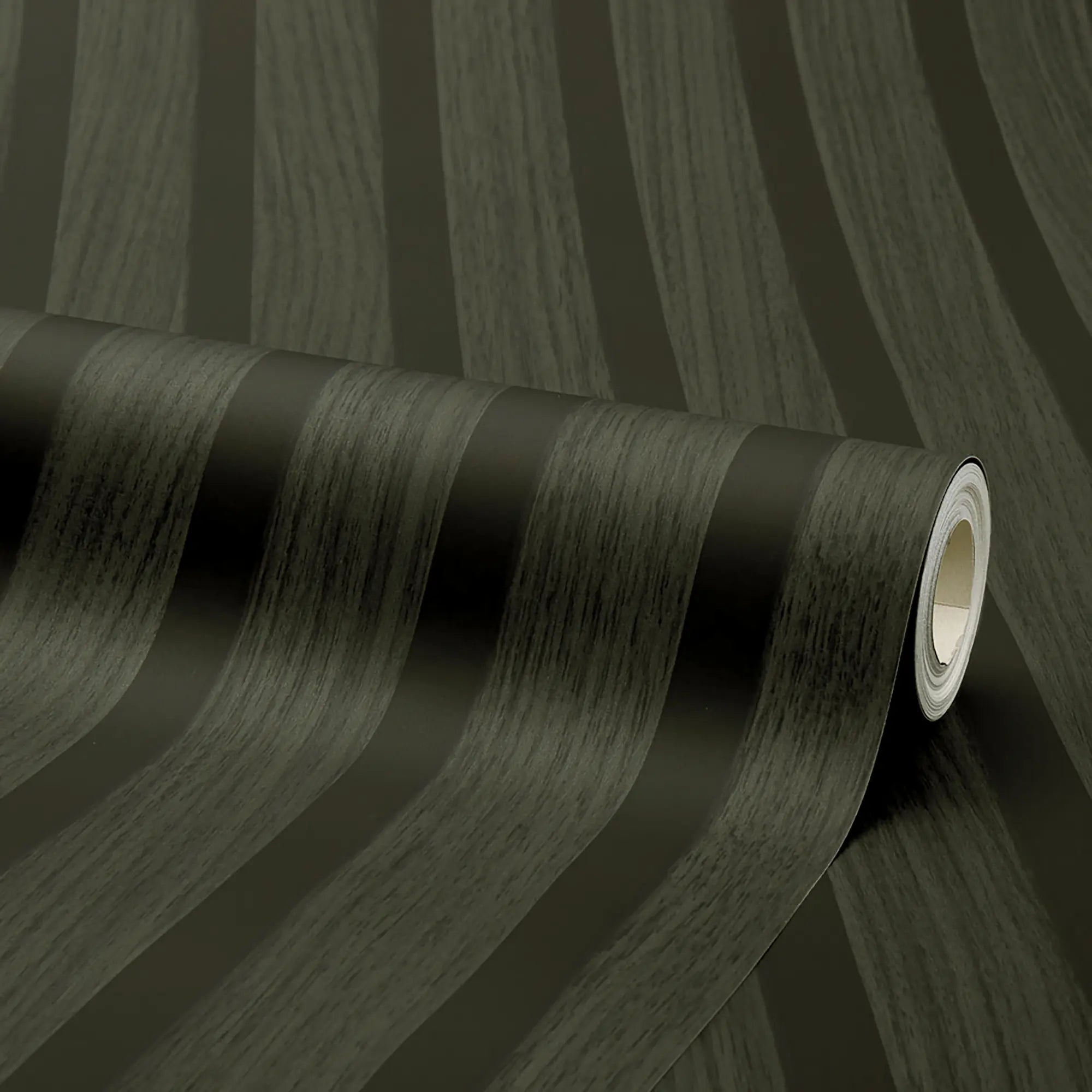 Contemporary Wood Slat Ebony