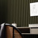Contemporary Wood Slat Ebony